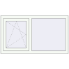 Pricing Tilt-and-Turn 1250x700 mm REHAU OPTIMUM EURO-DESIGN 70 RAL 9016 Traffic white two-sided