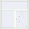 Pricing Tilt-and-Turn 1500x1500 mm REHAU OPTIMUM EURO-DESIGN 70 RAL 9016 Traffic white two-sided