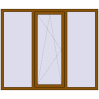 Pricing Tilt-and-Turn 1800x1500 mm REHAU OPTIMUM EURO-DESIGN 70 GOLDEN OAK two-sided