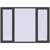 Pricing Tilt-and-Turn 2200x1600 mm REHAU ENERGY-SAVING SYNEGO MD BASALT_GREY two-sided