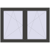 Ustalenie cen Okna skrzydłowe 1740x1160 mm REHAU ENERGY-SAVING SYNEGO MD BASALT_GREY dwustronny