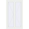Pricing Tilt-and-Turn 1020x1840 mm REHAU ENERGY-SAVING SYNEGO MD RAL 9016 Traffic white two-sided