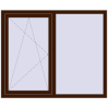 Ustalenie cen Okna skrzydłowe 1450x1200 mm CLASICTHERM 70 MAHAGON_SAPELI dwustronny