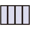 Pricing Tilt-and-Turn 3000x2000 mm REHAU ENERGY-SAVING SYNEGO MD BLACK_BROWN external