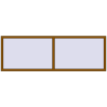 Pricing Tilt-and-Turn 2400x800 mm REHAU OPTIMUM EURO-DESIGN 70 GOLDEN OAK two-sided