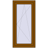 Pricing Tilt-and-Turn 600x1300 mm REHAU OPTIMUM EURO-DESIGN 70 GOLDEN OAK two-sided