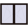 Pricing Tilt-and-Turn 1800x1400 mm REHAU OPTIMUM EURO-DESIGN 70 BLACK_BROWN two-sided