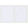 Pricing Tilt-and-Turn 2090x1350 mm REHAU RENOVATION EURO 70 RAL 9016 Traffic white two-sided