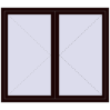 Ustalenie cen Okna skrzydłowe 1600x1400 mm REHAU OPTIMUM EURO-DESIGN 70 CHOCOLATE_BROWN dwustronny