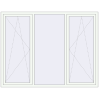 Pricing Tilt-and-Turn 2200x1700 mm REHAU OPTIMUM EURO-DESIGN 70 RAL 9016 Traffic white two-sided