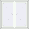 Pricing Tilt-and-Turn 1170x1200 mm REHAU ENERGY-SAVING SYNEGO MD RAL 9016 Traffic white two-sided