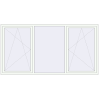 Pricing Tilt-and-Turn 2700x1400 mm REHAU ENERGY-SAVING SYNEGO MD RAL 9016 Traffic white two-sided