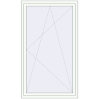 Pricing Tilt-and-Turn 1110x1900 mm REHAU OPTIMUM EURO-DESIGN 70 RAL 9016 Traffic white two-sided