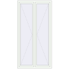 Pricing Tilt-and-Turn 1160x2300 mm REHAU OPTIMUM EURO-DESIGN 70 RAL 9016 Traffic white two-sided