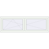Pricing Tilt-and-Turn 2000x650 mm REHAU ENERGY-SAVING SYNEGO MD RAL 9016 Traffic white two-sided
