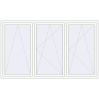 Pricing Tilt-and-Turn 2440x1450 mm REHAU OPTIMUM EURO-DESIGN 70 RAL 9016 Traffic white two-sided