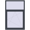 Pricing Tilt-and-Turn 1000x1500 mm REHAU OPTIMUM EURO-DESIGN 70 ANTHRACITE_GREY_STRUKTURAL two-sided