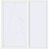 Pricing Tilt-and-Turn 2200x2250 mm REHAU OPTIMUM EURO-DESIGN 70 RAL 9016 Traffic white two-sided
