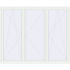 Pricing Tilt-and-Turn 2700x2200 mm REHAU OPTIMUM EURO-DESIGN 70 RAL 9016 Traffic white two-sided