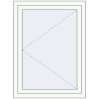 Pricing Tilt-and-Turn 840x1130 mm REHAU OPTIMUM EURO-DESIGN 70 RAL 9016 Traffic white two-sided