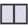 Pricing Tilt-and-Turn 1600x1200 mm REHAU OPTIMUM EURO-DESIGN 70 ANTHRACITE_GREY_STRUKTURAL external