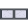 Pricing Tilt-and-Turn 1500x600 mm REHAU OPTIMUM EURO-DESIGN 70 ANTHRACITE_GREY_STRUKTURAL external