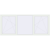 Pricing Tilt-and-Turn 3080x1290 mm REHAU OPTIMUM EURO-DESIGN 70 RAL 9016 Traffic white two-sided