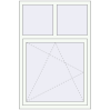 Pricing Tilt-and-Turn 1000x1500 mm REHAU OPTIMUM EURO-DESIGN 70 RAL 9016 Traffic white two-sided