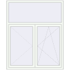 Pricing Tilt-and-Turn 1450x1749 mm REHAU OPTIMUM EURO-DESIGN 70 RAL 9016 Traffic white two-sided