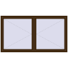 Pricing Tilt-and-Turn 2200x1200 mm REHAU ENERGY-SAVING SYNEGO MD DARK_OAK two-sided