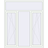 Pricing Tilt-and-Turn 1500x1800 mm REHAU BRILLANT DESIGN RAL 9016 Traffic white two-sided