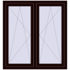 Ustalenie cen Okna skrzydłowe 1215x1235 mm REHAU ENERGY-SAVING SYNEGO MD CHOCOLATE_BROWN dwustronny