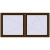Ustalenie cen Okna skrzydłowe 2000x1000 mm REHAU OPTIMUM EURO-DESIGN 70 DARK_OAK dwustronny