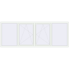 Pricing Tilt-and-Turn 3150x1150 mm REHAU OPTIMUM EURO-DESIGN 70 RAL 9016 Traffic white two-sided