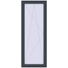 Pricing Tilt-and-Turn 800x2100 mm REHAU OPTIMUM EURO-DESIGN 70 ANTHRACITE_GREY_STRUKTURAL two-sided