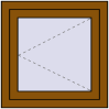 Pricing Tilt-and-Turn 650x650 mm REHAU OPTIMUM EURO-DESIGN 70 GOLDEN OAK external