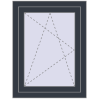 Pricing Tilt-and-Turn 640x840 mm REHAU OPTIMUM EURO-DESIGN 70 ANTHRACITE_GREY_STRUKTURAL two-sided