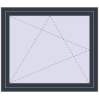 Pricing Tilt-and-Turn 1200x1000 mm REHAU OPTIMUM EURO-DESIGN 70 ANTHRACITE_GREY_STRUKTURAL external