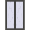 Ustalenie cen Okna skrzydłowe 1500x2300 mm REHAU ENERGY-SAVING SYNEGO MD BASALT_GREY zewnętrzny