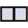 Ustalenie cen Okna skrzydłowe 1635x890 mm REHAU ENERGY-SAVING SYNEGO MD BLACK_BROWN dwustronny