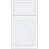 Pricing Tilt-and-Turn 800x1500 mm REHAU ENERGY-SAVING SYNEGO MD RAL 9016 Traffic white two-sided