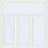 Pricing Tilt-and-Turn 1500x1500 mm REHAU OPTIMUM EURO-DESIGN 70 RAL 9016 Traffic white two-sided