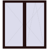 Pricing Tilt-and-Turn 2000x2200 mm REHAU ENERGY-SAVING SYNEGO MD CHOCOLATE_BROWN two-sided