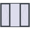 Pricing Tilt-and-Turn 2200x1800 mm REHAU OPTIMUM EURO-DESIGN 70 ANTHRACITE_GREY_STRUKTURAL external