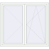 Pricing Tilt-and-Turn 1580x1440 mm REHAU OPTIMUM EURO-DESIGN 70 RAL 9016 Traffic white two-sided