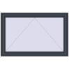 Pricing Tilt-and-Turn 1400x900 mm REHAU OPTIMUM EURO-DESIGN 70 ANTHRACITE_GREY_STRUKTURAL two-sided