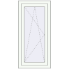 Pricing Tilt-and-Turn 540x1130 mm REHAU OPTIMUM EURO-DESIGN 70 RAL 9016 Traffic white two-sided