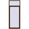 Pricing Tilt-and-Turn 1000x2500 mm REHAU OPTIMUM EURO-DESIGN 70 DARK_OAK two-sided