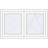 Pricing Tilt-and-Turn 1140x700 mm REHAU ENERGY-SAVING SYNEGO MD RAL 9016 Traffic white two-sided