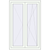 Ustalenie cen Okna skrzydłowe 900x1400 mm REHAU ENERGY-SAVING SYNEGO MD RAL 9016 Traffic white dwustronny